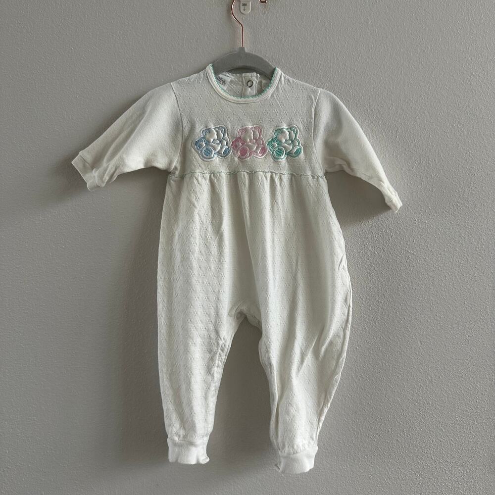 Vintage Carter's Baby Playsuit one Piece Pajama